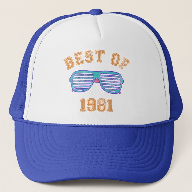 Best of 1981 truckerkappe (Vorderseite)