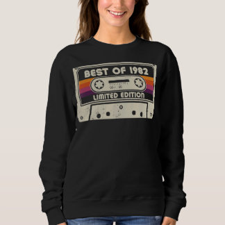 Best of 1982 40. Geburtstagskassettenband Sweatshirt