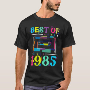 Best of 1985 Retro Birth Year Cassette Ta T-Shirt