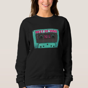 Best of 1986 Classic Cassette Tape Geboren 1985 Sweatshirt