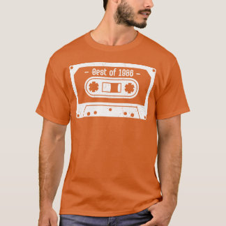 Best of 1986 Kassettenband 90er Nostalgie Geschenk T-Shirt