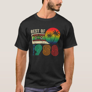 Best Of 1988 34. Geburtstag Vintage-Kassette Limit T-Shirt