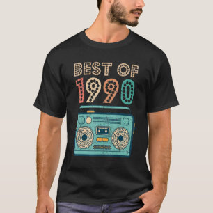 Best Of 1990 32. Geburtstag Kasse Retro Vintage T-Shirt