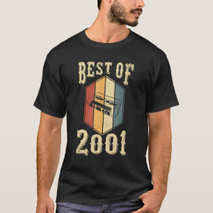 Best Of 2001 21 Year Old Cassette Tape 21st Birth T-Shirt