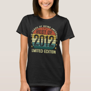Best of 2012 10 year 10 th Birthday T-Shirt
