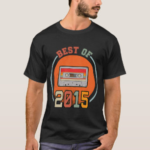 Best of 2015 6. Geburtstag Retro-Kassettenband T-Shirt