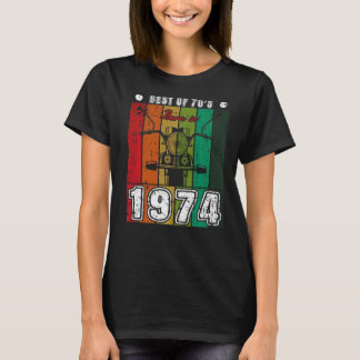 Best of 70's Geboren im Jahre 1974 Classic Motorra T-Shirt