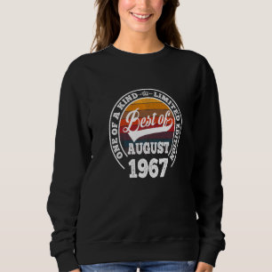 Best of August 1967 55. Geburtstag für 55 Jahre Sweatshirt