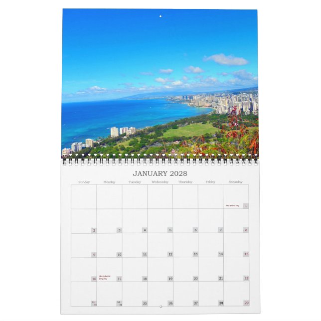 Best of Hawaii 2023-2024 Calendar Kalender (Jan 2028)