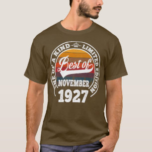 Best of November 1927 95. Geburtstagsgeschenk für  T-Shirt