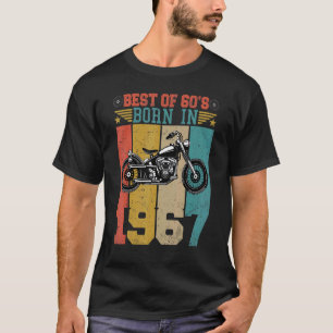 Best of the 60's Geboren 1967 Vintages Motorrad B T-Shirt