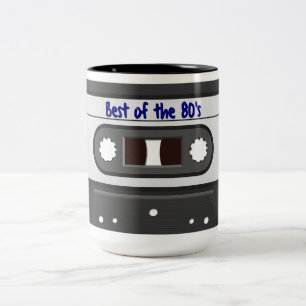 Best of the 80er Retro Mix Tape Tasse