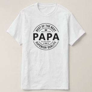 Best of The Best Hochwertiges Papa T-Shirt