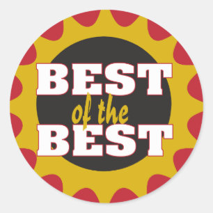 Best of the Best Runder Aufkleber