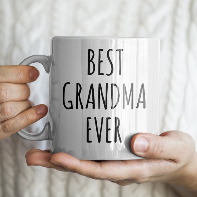 "Best Oma Ever" Einfaches modernes Bauernhaus Kaffeetasse (Von Creator hochgeladen)