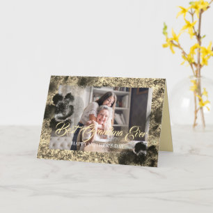 Best Oma jemals Custom Mother's Day Foto Golden Karte