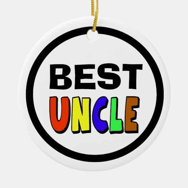 Best Oncle Christmas Ornament (Vorne)