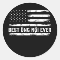 Best Ong Noi je USA Flag Vietnamesisch Opa