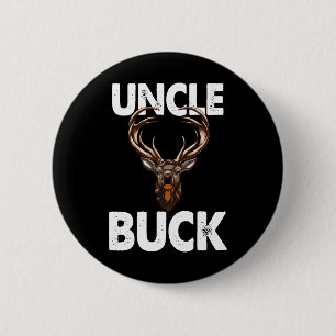 Best Onkel Buck Ever Funny Men Jagd Hirsch Buck Button