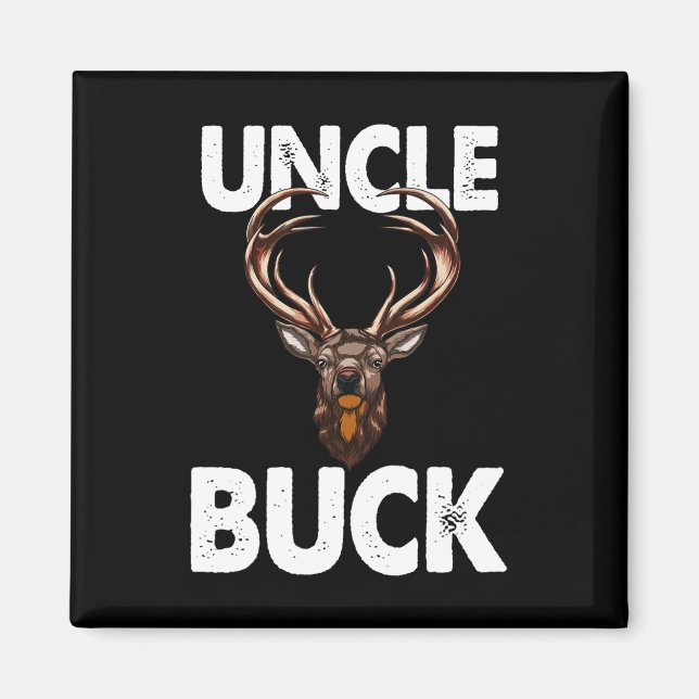 Best Onkel Buck Ever Funny Men Jagd Hirsch Buck Magnet (Vorne)