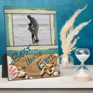Best Onkel Ever Beach Sea Personalisiertes Foto Ge Fotoplatte