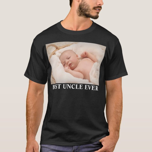 Best Onkel Ever Family Foto T-Shirt (Vorderseite)