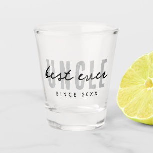 Best Onkel Ever Moderne Elegante Einfache Vater's Schnapsglas