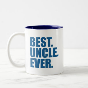 Best. Onkel. Immer.(Blau) Zweifarbige Tasse