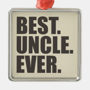 Best. Onkel. Immer. Ornament Aus Metall