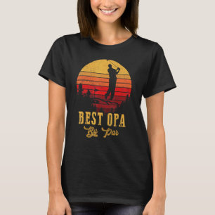 Best Opa By Par Vatertag Golf Golfspielen 1 T-Shirt