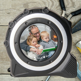 Best Opa je Custom Fotos Großkinder Name Maßband