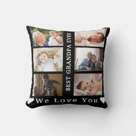 Best Opa jemals Custom Foto Collage Wir Liebe Sie Kissen