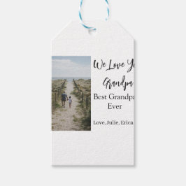 Best Opa jemals Großeltern Foto Geschenke Klassike Geschenkanhänger