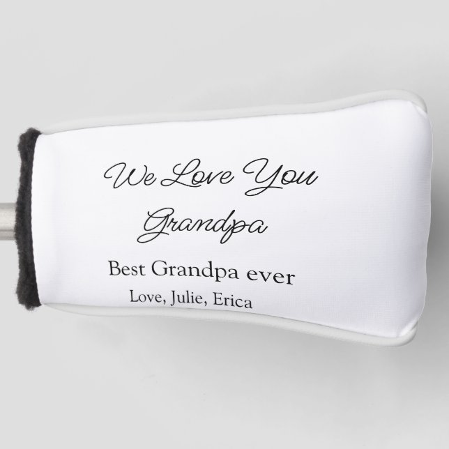 Best Opa jemals Großeltern Foto Geschenke Klassike Golf Headcover (Vorderseite)