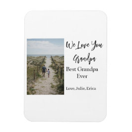 Best Opa jemals Großeltern Foto Geschenke Klassike Magnet