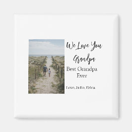 Best Opa jemals Großeltern Foto Geschenke Klassike Magnet