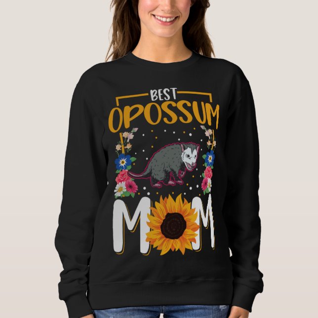 Best Opossum Mom Ever Trash Cat Possum Opossum Sweatshirt (Vorderseite)