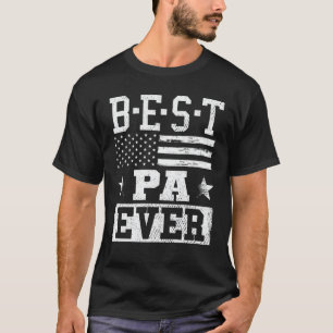 Best Pa je US Flag Grandpa Vathers Day Geschenk T-Shirt