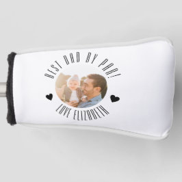 BEST Papa BY PAR Foto Personalisierter Vater Tag Golf Headcover