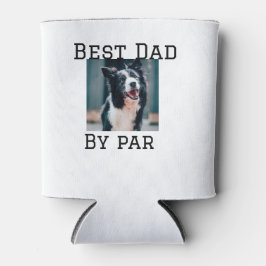 Best Papa by Par Hund Haustier Foto modern einfach Dosenkühler