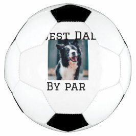 Best Papa by Par Hund Haustier Foto modern einfach Fußball