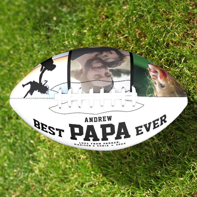 BEST PAPA JE Moderne Coole Farbfoto-Collage Football (Von Creator hochgeladen)