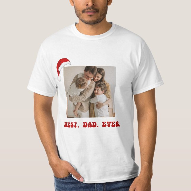 Best Papa je Weihnachts-Shirt T-Shirt (Vorderseite)