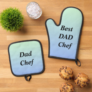 Best Papa-Ofen-Mitt Ofenhandschuh & Topflappen-Set