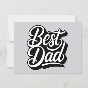 Best Papa Postkarte