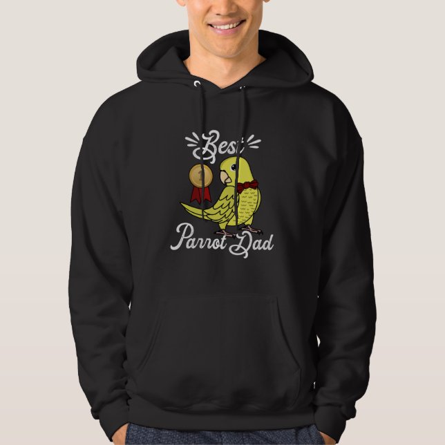 Best Parrot Dad I Yellow Parrotlet Hoodie (Vorderseite)