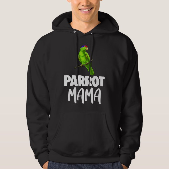 Best Parrot Mama  Women  Pet Hoodie (Vorderseite)