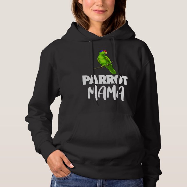 Best Parrot Mama  Women  Pet Hoodie (Vorderseite)