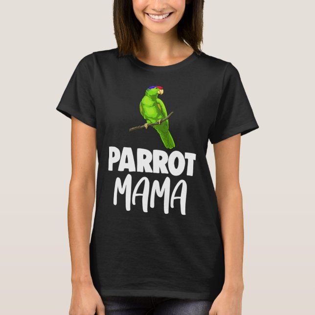 Best Parrot Mama  Women  Pet T-Shirt (Vorderseite)