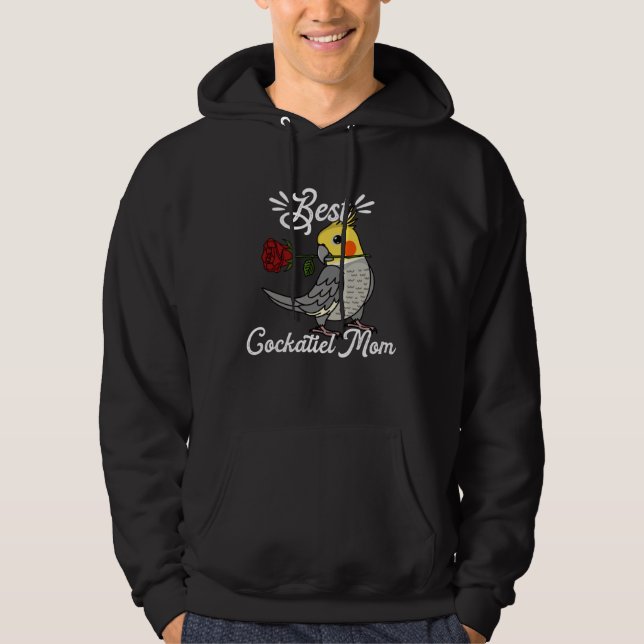 Best Parrot Mom I Cockatiel Hoodie (Vorderseite)
